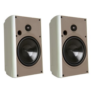 Proficient® Audio AW525 125-Watt 5-1/4-In. Indoor/Outdoor Speaker Set (White)
