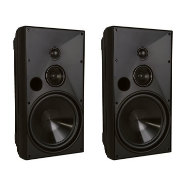 Proficient® Audio AW830 175-Watt 8-In. Outdoor 3-Way Speaker Set (Black)