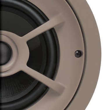 Proficient® Audio 6-1/2-In. 100-Watt Protege C626 2-Way In-Ceiling Speaker Pair with Graphite Woofer and Pivoting Silk-Dome Tweeter, 8 Ohms
