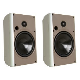 Proficient® Audio AW525 125-Watt 5-1/4-In. Indoor/Outdoor Speaker Set (White)