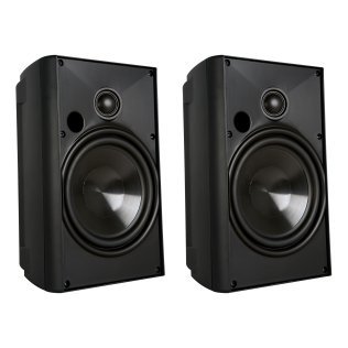 Proficient® Audio AW525 125-Watt 5-1/4-In. Indoor/Outdoor Speaker Set (Black)