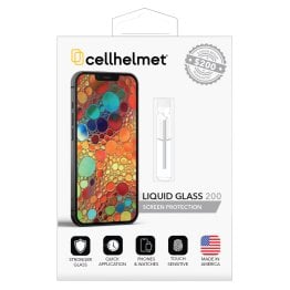 cellhelmet® Liquid Glass Screen Protector for Phones and Watches with Glass Screens ($200 Screen Repair Coverage)