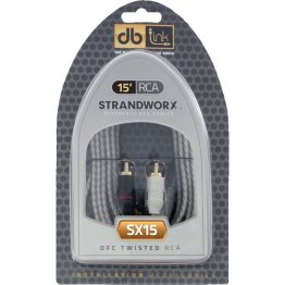 DB Link® Twisted-Pair Strandworx™ Series RCA Cable (15 Ft.)