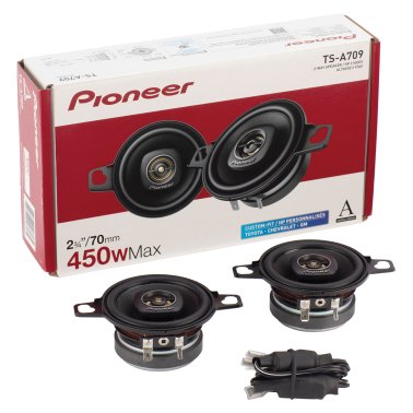 Pioneer® A-Series TS-A709 2.75-In. 450-Watt-Max 2-Way Coaxial Tweeters, Black, 2 Pack