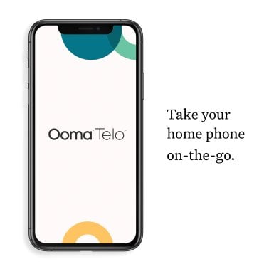Ooma® Telo™ IP Access Point Home Phone Service Bundle with 3 HD3 Cordless Handsets and Premier Subscription