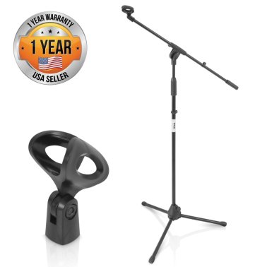 Pyle® Tripod Microphone Stand with Extending Boom