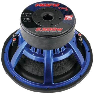Power Acoustik® MOFO Type S Series Subwoofer (12", 2,500 Watts max, Dual 2Ω)