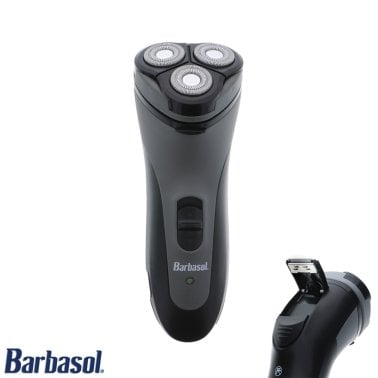 Barbasol® Men's Rechargeable Dry Rotary Shaver with Pop-up Trimmer