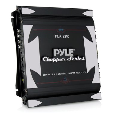 Pyle® Chopper Series PLA2200 1,400-Watt-Max 2-Channel Bridgeable Class AB Amp