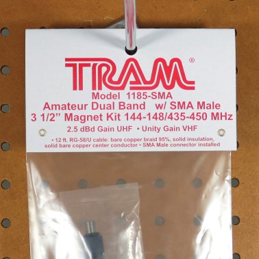 Tram® Amateur Dual-Band Magnet Antenna with SMA-Male Connector