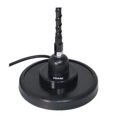 Tram® 3-M-B-HC 1,500-Watt 26-MHz to 29-MHz 3-Ft. Black Fiberglass Whip CB AM/FM/SSB Magnet-Mount Antenna Kit