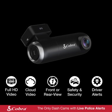 Cobra® SC 100 Single-View Smart Dash Cam