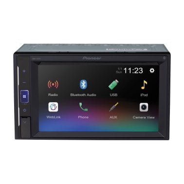 Pioneer® DMH-241EX 6.2-In. Car In-Dash Unit, Double-DIN Digital Media Receiver with Touch Screen and Bluetooth®