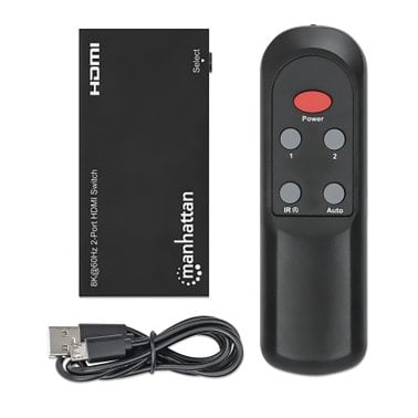 Manhattan® 8K at 60-Hz 2-Port HDMI® Switch