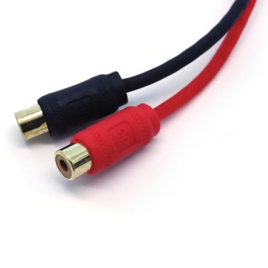 DB Link® Maxkore™ ME Series 1 Male to 2 Female Tri-Shield RCA Y-Cables, 10 Pack