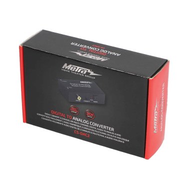 Metra® Digital TOSLINK®/Optical SPDIF to RCA Audio Converter