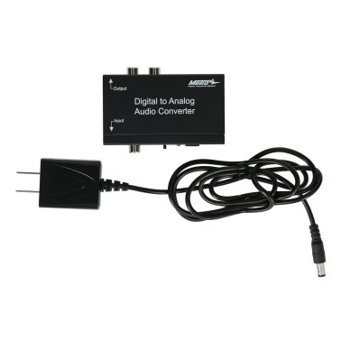 Metra® Digital TOSLINK®/Optical SPDIF to RCA Audio Converter