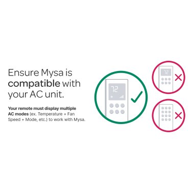 Mysa® Smart Thermostat for Mini-Split Heat Pumps and Air Conditioners