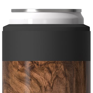 ASOBU® Slim Can Insulated Cooler Sleeve, 12-Oz. Capacity (Wood)