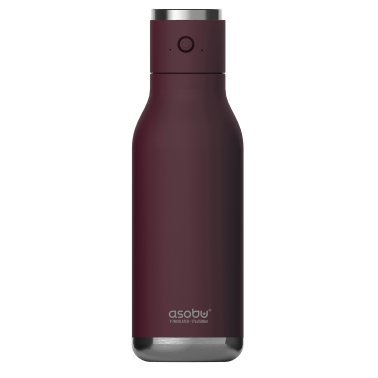 ASOBU® Insulated Water Bottle with Wireless Connection Speaker (Maroon)