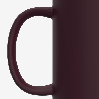 ASOBU® Ceramic 12-Oz. Mug with Cork Base (Burgundy)