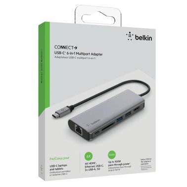 Belkin® USB-C® 6-in-1 Multiport Adapter