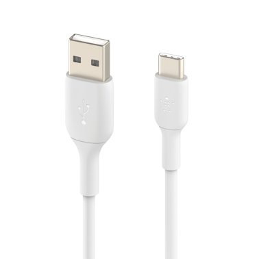 Belkin® 6.6-Foot BOOST UP CHARGE™ USB-C® to USB-A Cable (White)