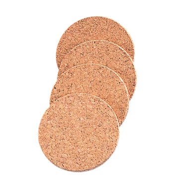 Better Houseware Natural Cork Coasters, Set of 4