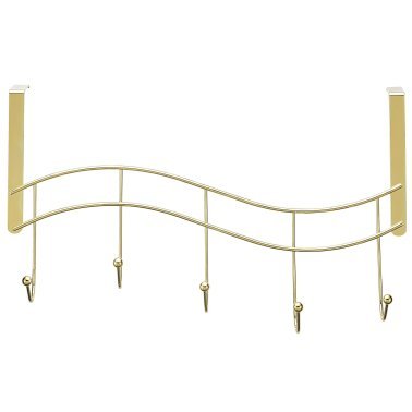 Better Houseware Brass Over-Door Hook Rack