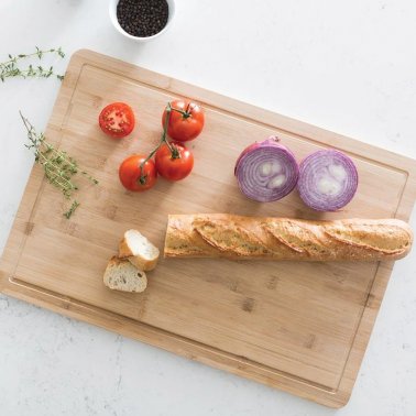 Better Houseware Bamboo Cutting Board with Well