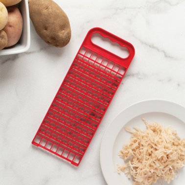 Better Houseware Potato Kugel Grater, Red