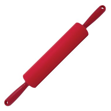 Better Houseware Silicone Rolling Pin (Red)