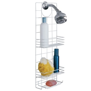 Better Houseware White-Coated Steel Shower Caddy