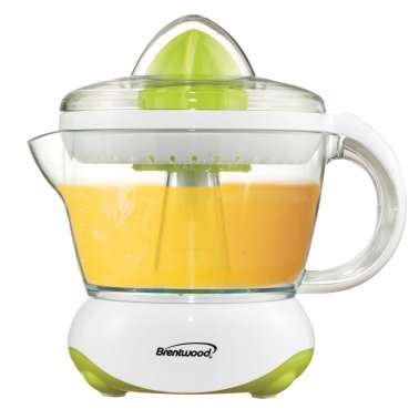 Brentwood® Electric Citrus Juicer (24 Oz.; White)