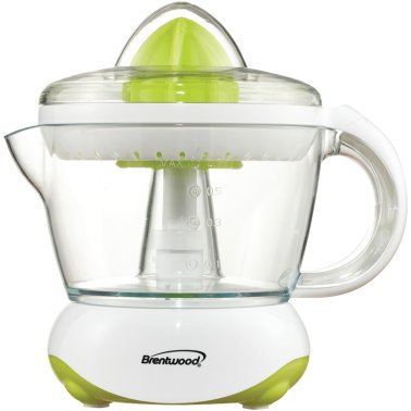 Brentwood® Electric Citrus Juicer (24 Oz.; White)