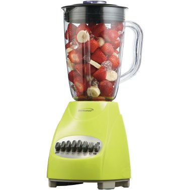 Brentwood® 50-Ounce 12-Speed + Pulse Blender (Lime Green)