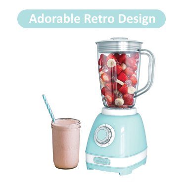 Brentwood® 2-Speed Retro Blender with 50-Ounce Plastic Jar