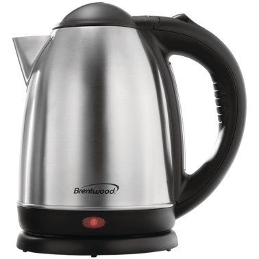 Brentwood® Stainless Steel Electric Cordless Tea Kettle (1.7 L)