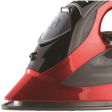 Brentwood® 1,200-Watt Nonstick Steam Iron with Retractable Cord (Red)