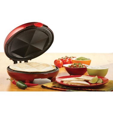 Brentwood® Just For Fun 8-In. Nonstick Quesadilla Maker, Red