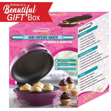 Brentwood® Just For Fun Electric 7-Hole Nonstick Mini Cupcake Maker