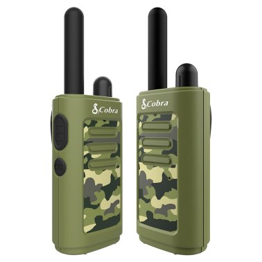 Cobra® HE150 2 Pack Kid's Hero 16-Mile Range Walkie Talkies (Green)