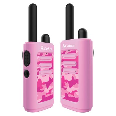 Cobra® HE150 2 Pack Kid's Hero 16-Mile Range Walkie Talkies (Pink)