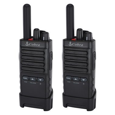 Cobra® PX650 Pro Business 42-Mile-Range 2-Watt FRS 2-Way Radios with Surveillance Headset, 2 Count