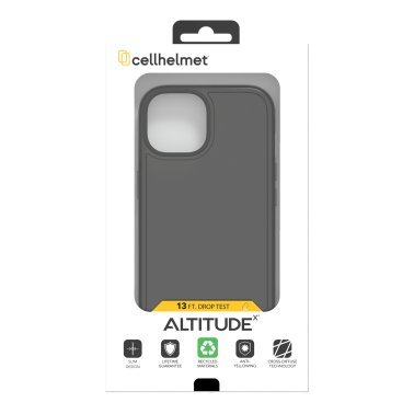 cellhelmet® Altitude X Series® Case (iPhone® 15 Plus; Onyx Black)