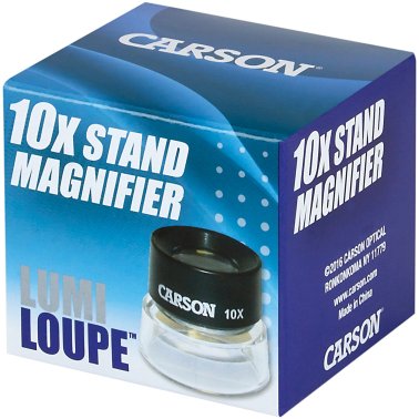 CARSON® LumiLoupe™ Pre-Focused Stand Magnifier Loupe