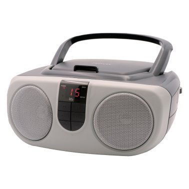 Proscan® CD/Radio Boom Box, PRCD243M (Silver)