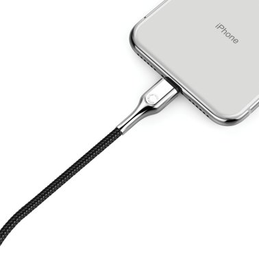 Cygnett® Armored Lightning® to USB-A Charge and Sync Cable (3.28 Ft.; Black)