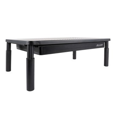 Allsop® Metal Art Tri-Level Adjustable-Height Monitor Stand with Drawer