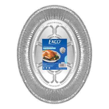 EKCO® Oval Aluminum Foil Pans (50 Pack)